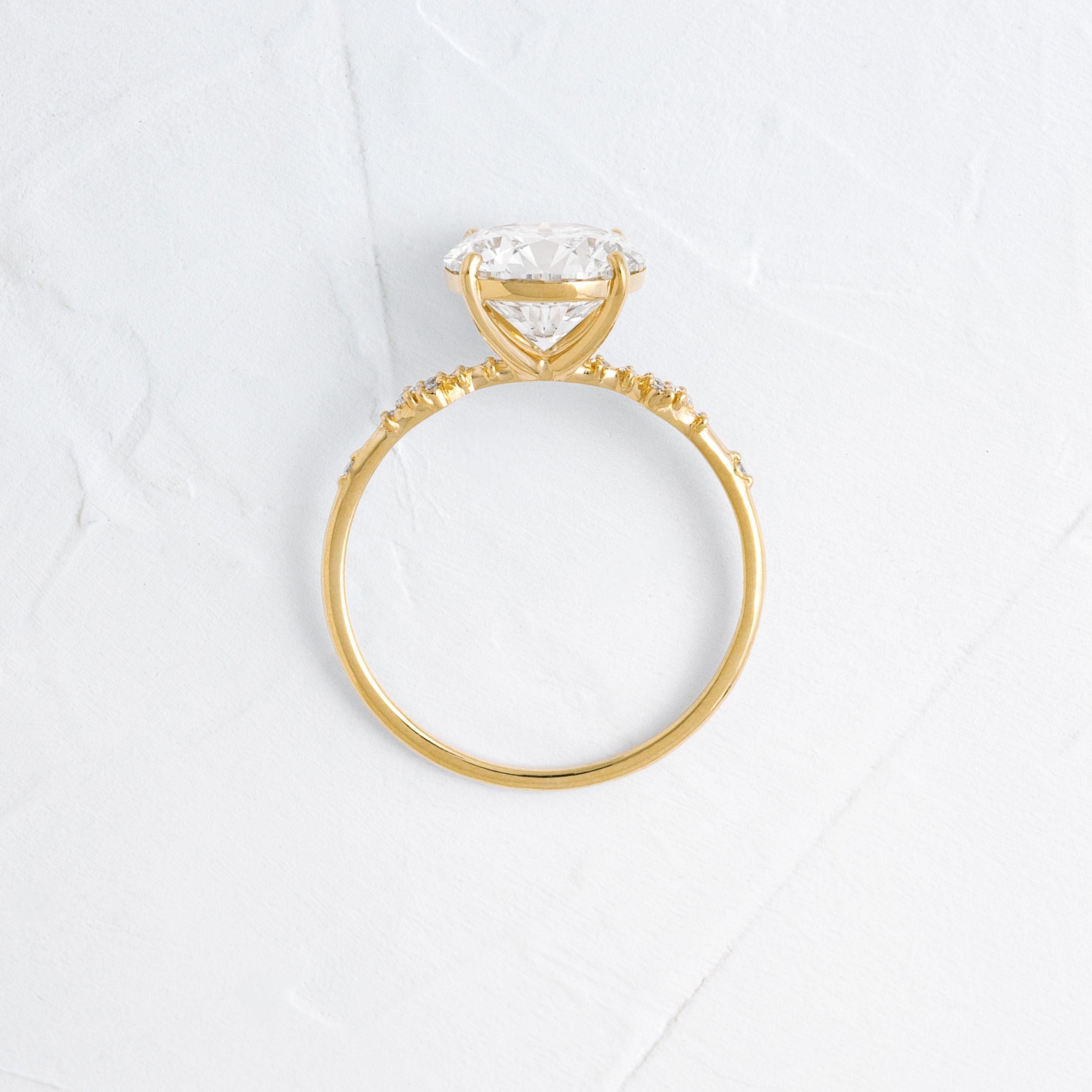 Solitaire-Oval Lab Grown Diamond Engagement Ring