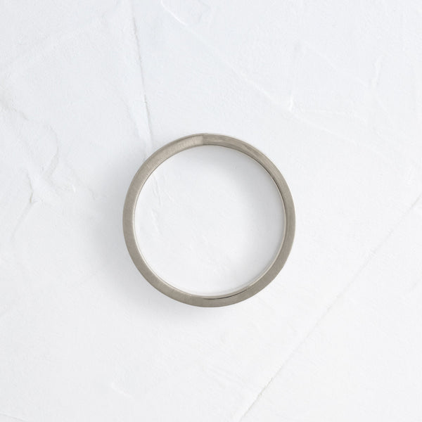 Classic Flat Court- Men's Wedding Band - Classic- Men's Wedding Band
