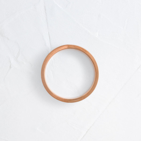 Classic Flat Court- Men's Wedding Band - Classic- Men's Wedding Band
