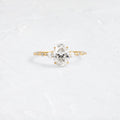 Solitaire-Oval Lab Grown Diamond Engagement Ring