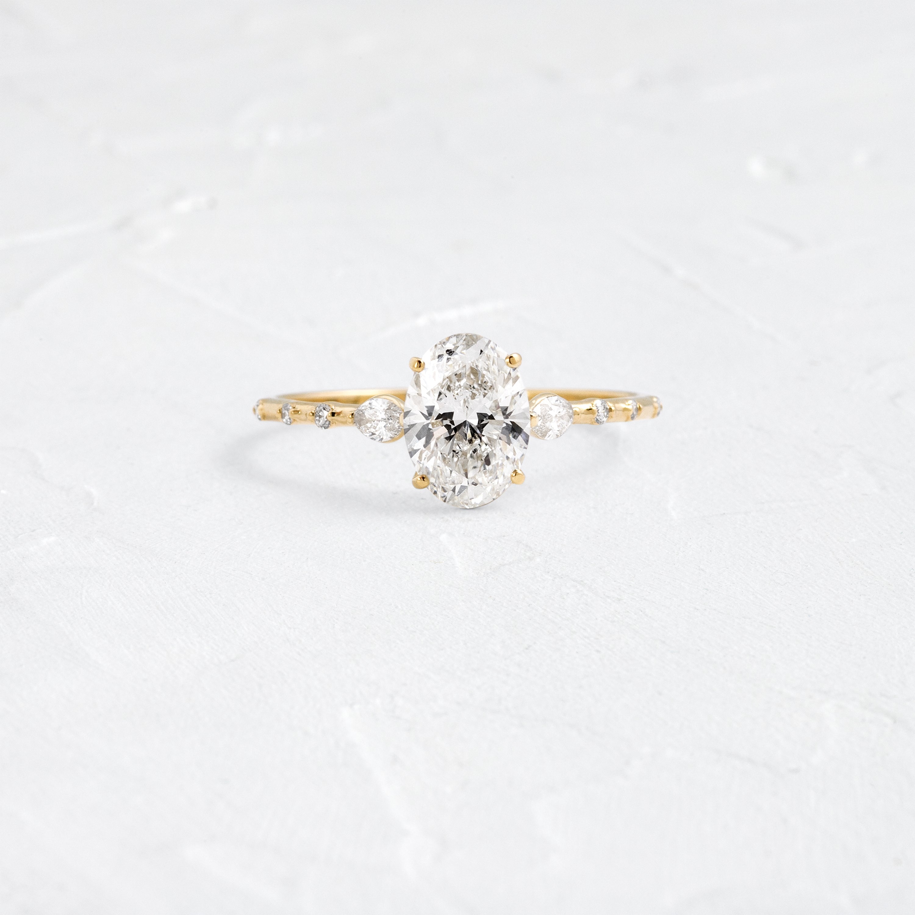 Solitaire-Oval Lab Grown Diamond Engagement Ring