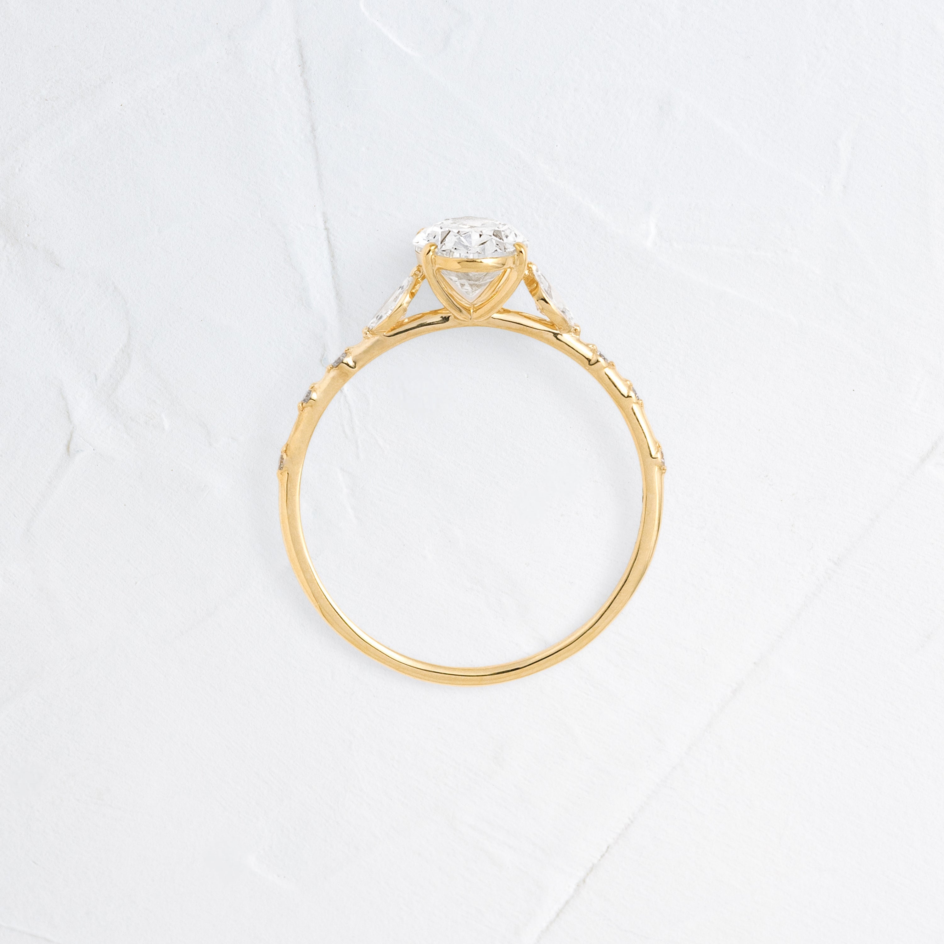 Solitaire-Oval Lab Grown Diamond Engagement Ring