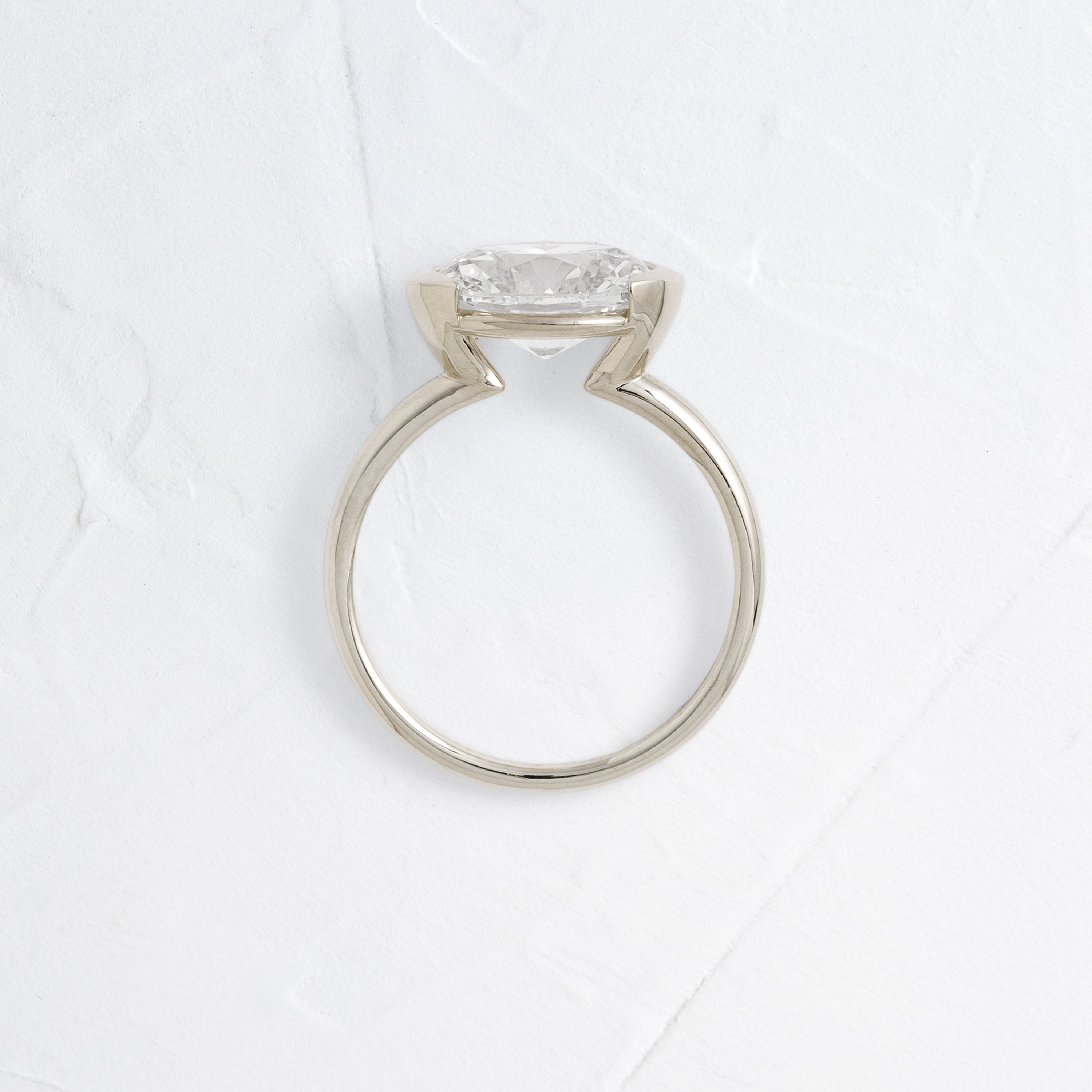 Solitaire-Oval Lab Grown Diamond Engagement Ring