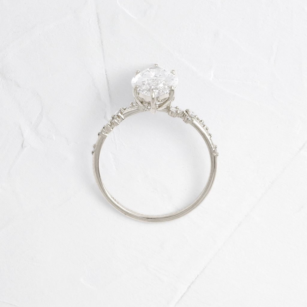 Solitaire-Oval Lab Grown Diamond Engagement Ring