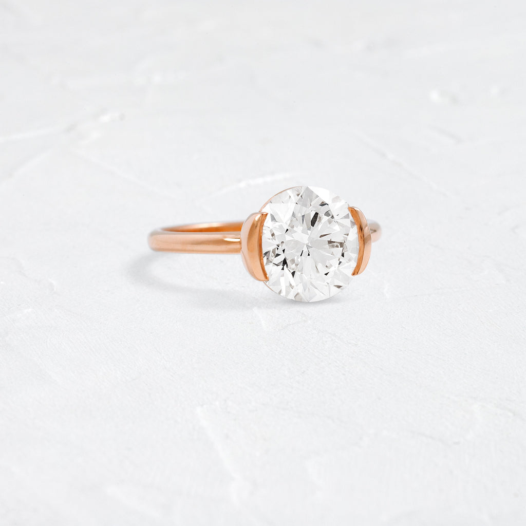 Solitaire-Oval Lab Grown Diamond Engagement Ring