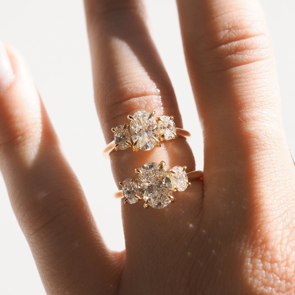 Solitaire-Oval Lab Grown Diamond Engagement Ring