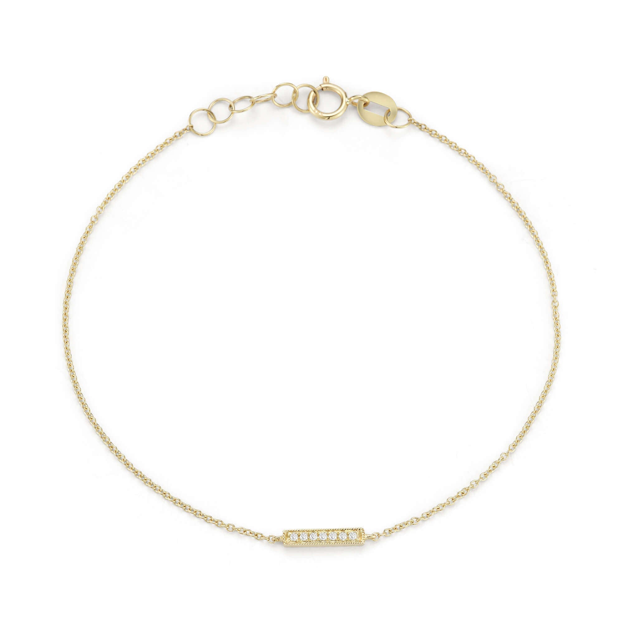 Solitaire Bezel-1.0 CT Oval Lab Grown Diamond Bracelets