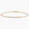 Pave- 0.25 CT Round Moissanite Bracelet