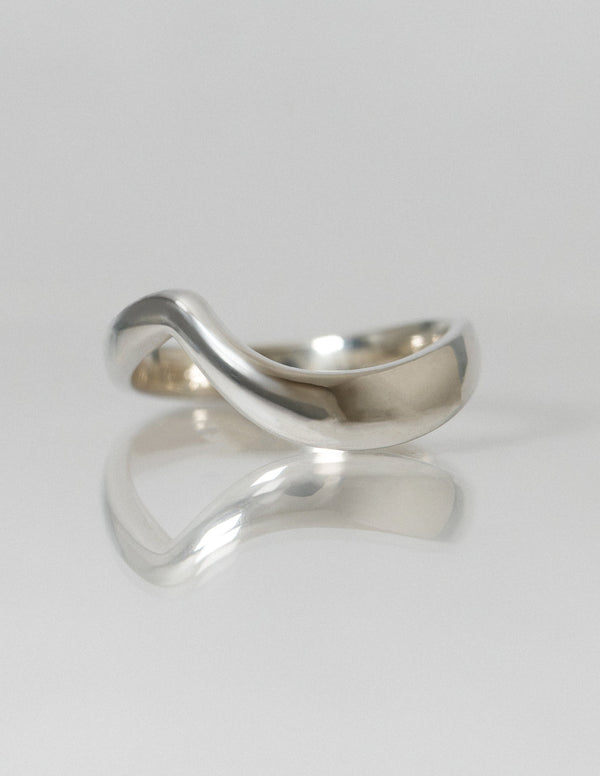 Curved Rapture- Wedding Band - Eternity- 0.50 CT Round Lab Grown Diamond Wedding Band