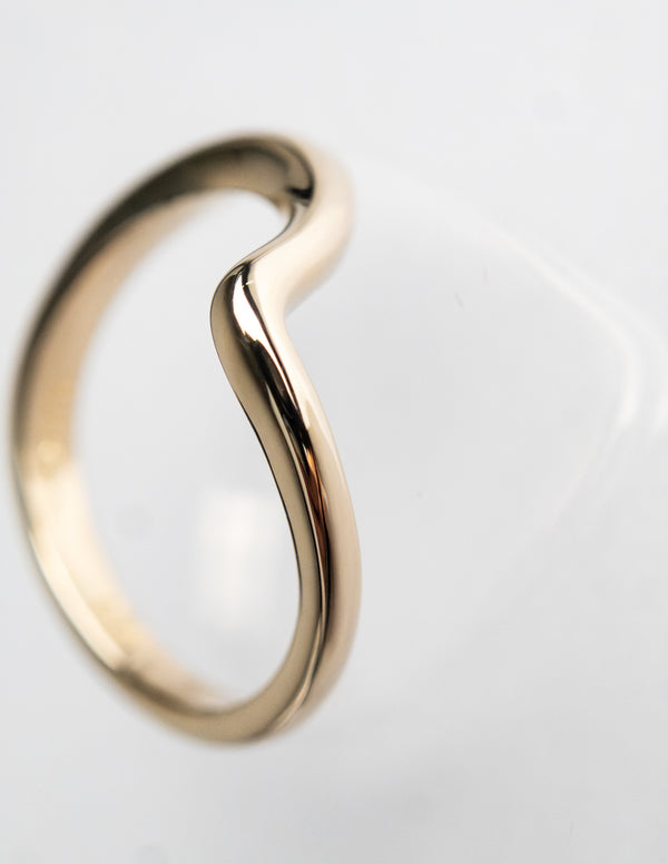 Curved Rapture- Wedding Band - Eternity- 0.50 CT Round Lab Grown Diamond Wedding Band