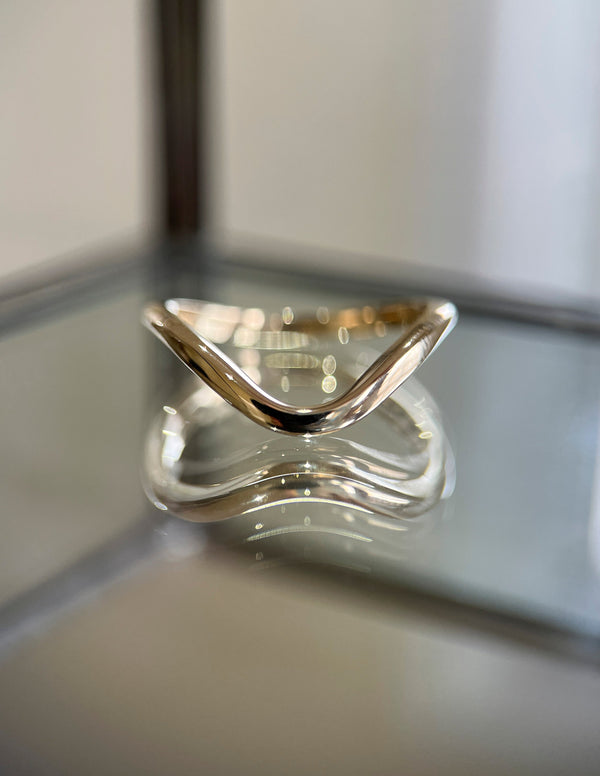 Curved Plain- Wedding Band - Eternity- 0.50 CT Round Lab Grown Diamond Wedding Band