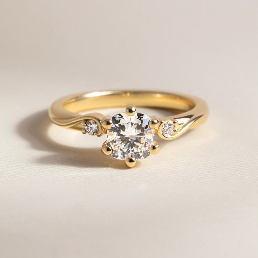 Solitaire-Oval Lab Grown Diamond Engagement Ring