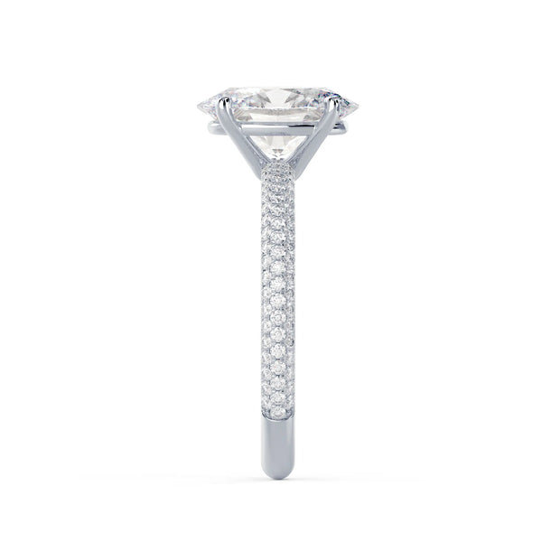 Three Sided Pave Setting - Three Sided Pave Setting