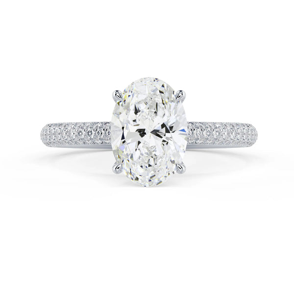Three Sided Pave Setting - Three Sided Pave Setting