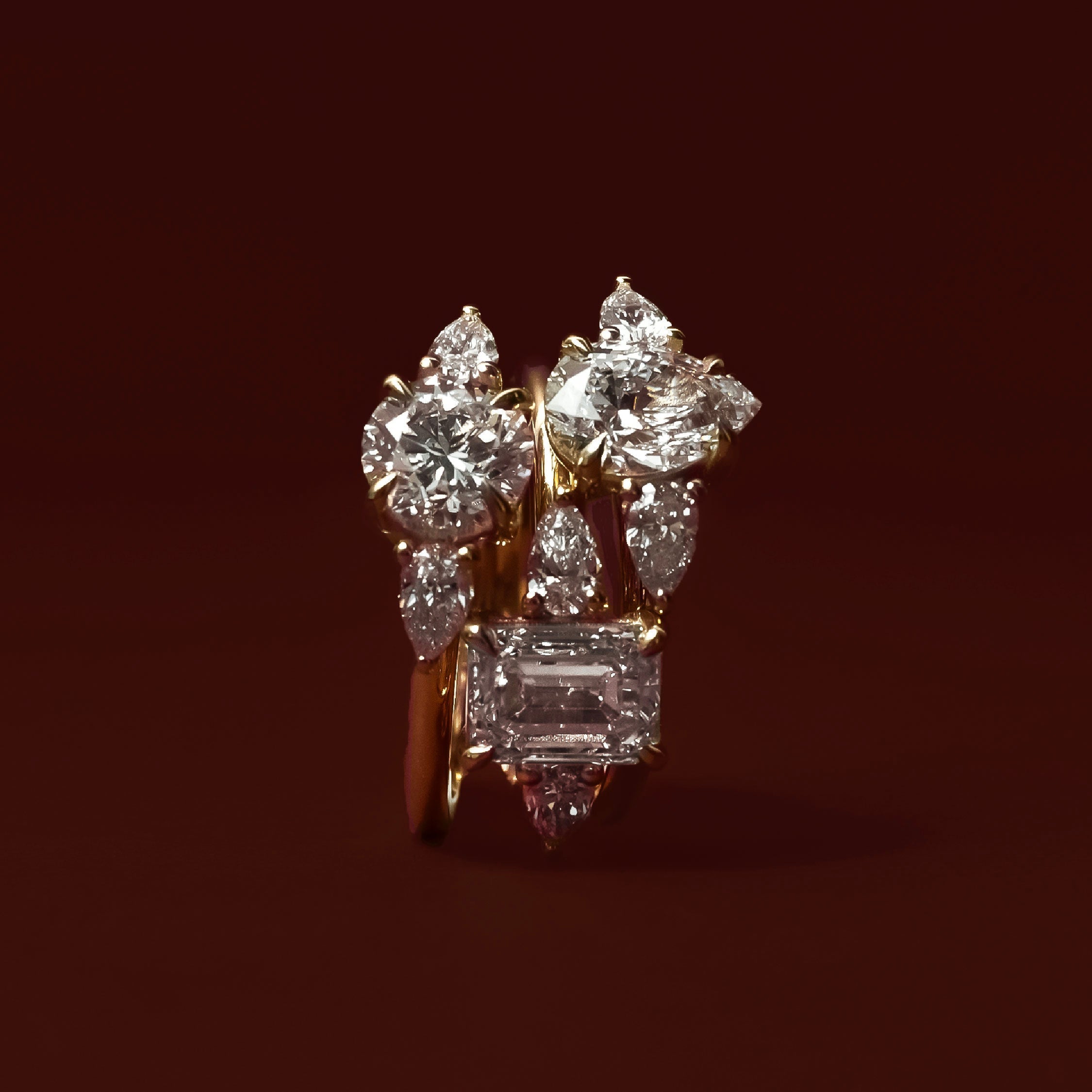 Solitaire- 1.0 CT Oval Moissanite Engagement Ring