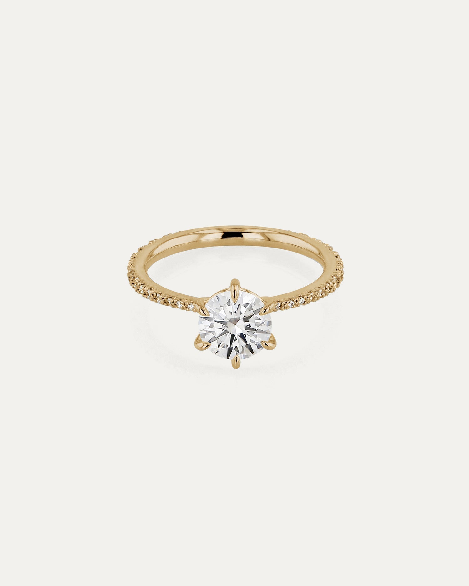 Solitaire-Oval Lab Grown Diamond Engagement Ring