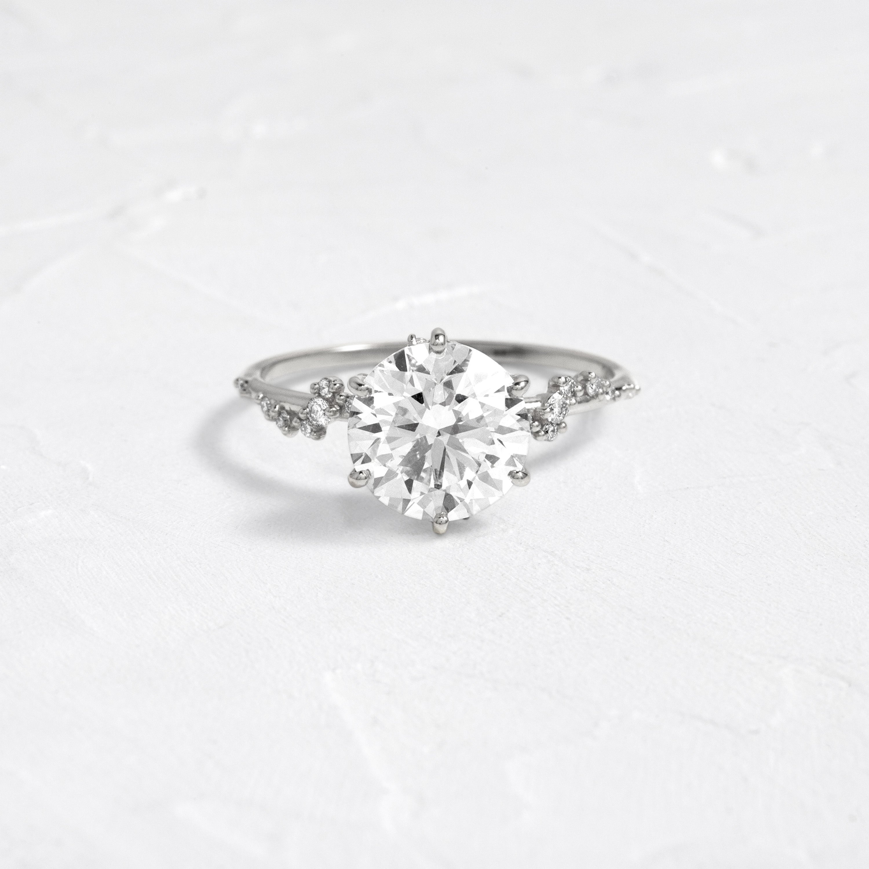 Solitaire-Oval Lab Grown Diamond Engagement Ring