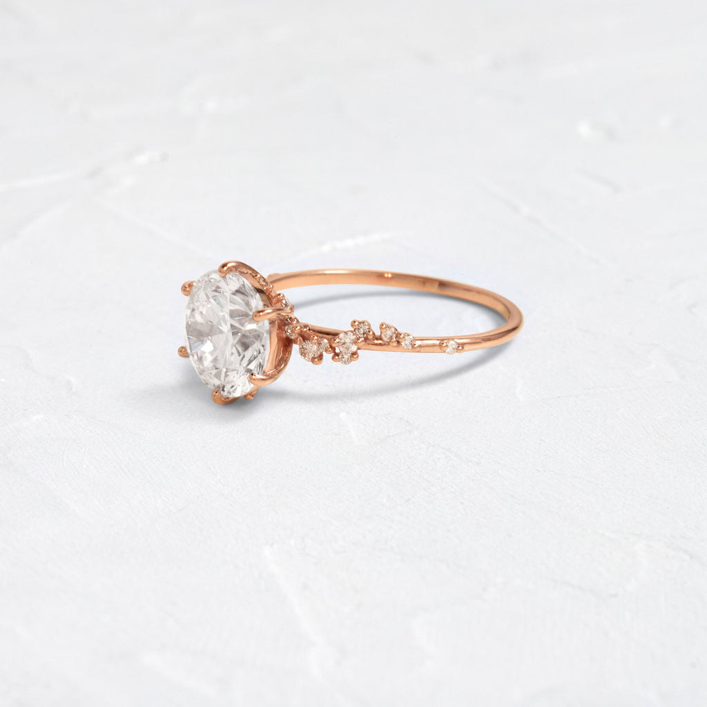 Solitaire-Oval Lab Grown Diamond Engagement Ring