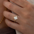 Solitaire-Oval Lab Grown Diamond Engagement Ring