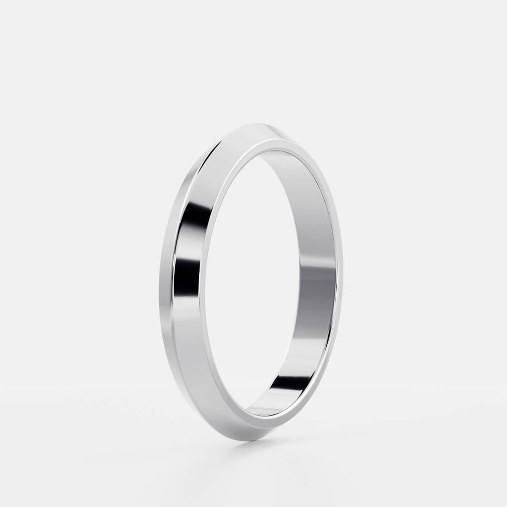 Knife Edge- Wedding Band