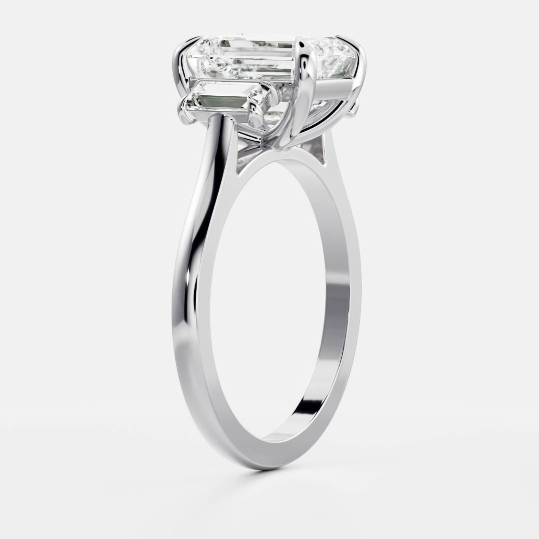 Solitaire- 1.0 CT Oval Moissanite Engagement Ring