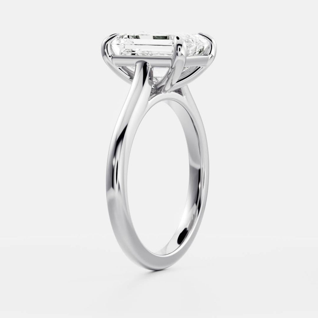 Solitaire-Oval Lab Grown Diamond Engagement Ring
