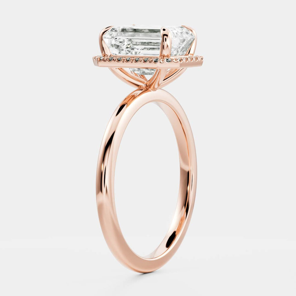 Solitaire- 1.0 CT Oval Moissanite Engagement Ring