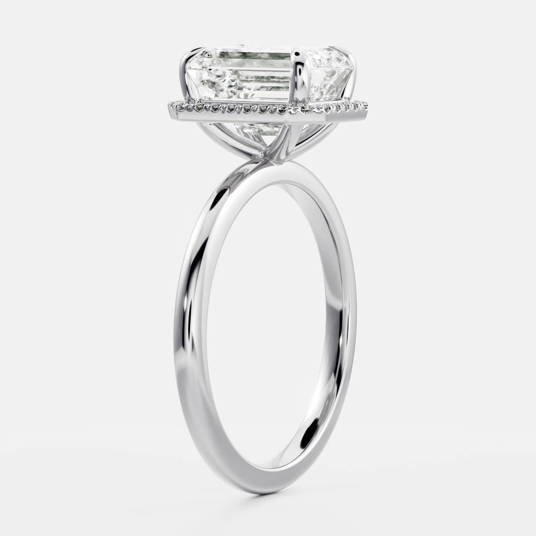 Solitaire- 1.0 CT Oval Moissanite Engagement Ring