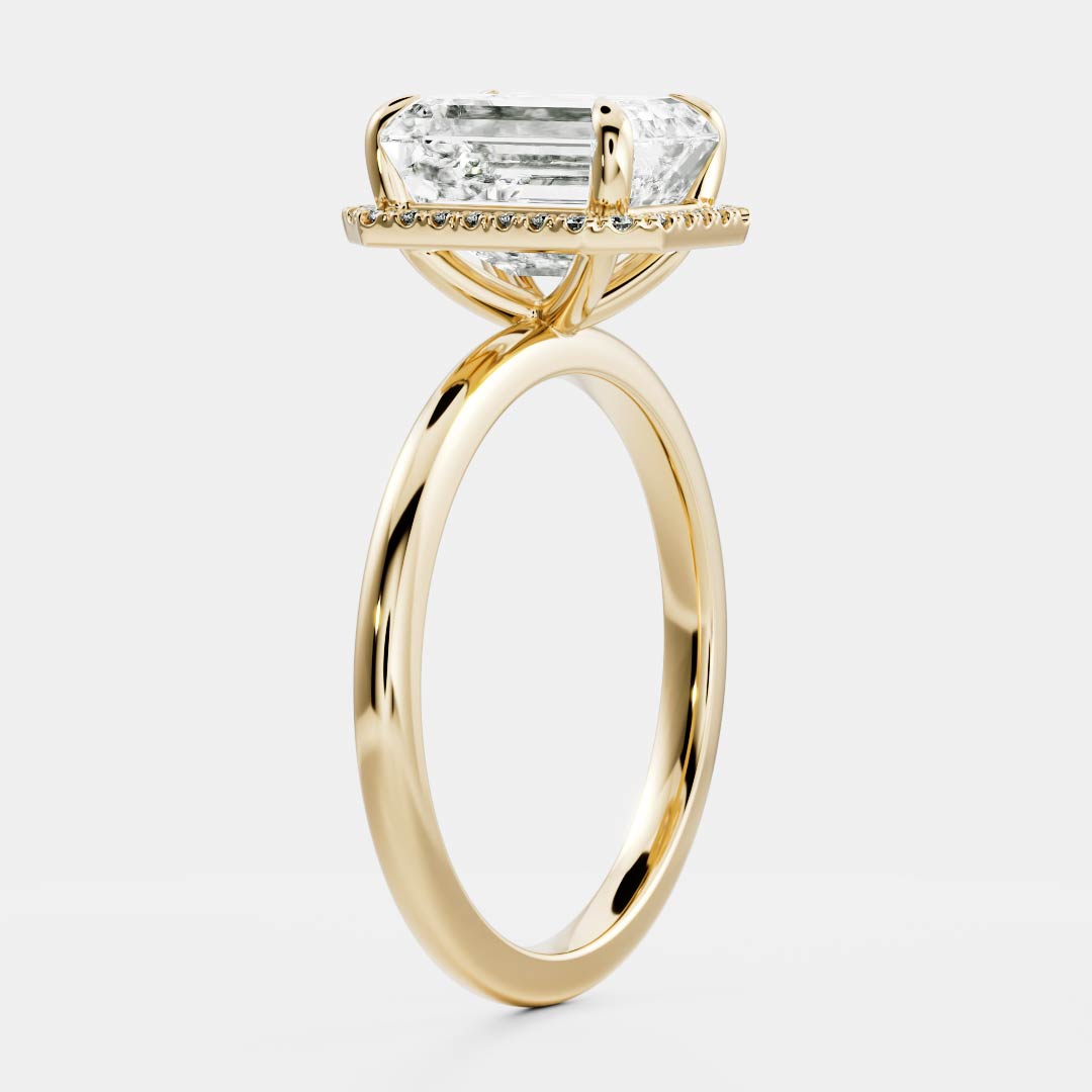 Solitaire- 1.0 CT Oval Moissanite Engagement Ring