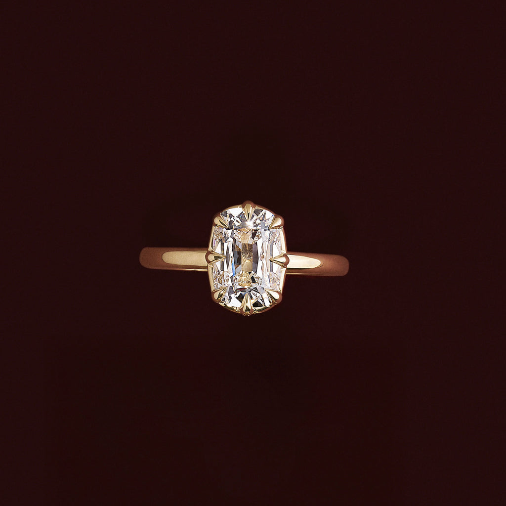 Solitaire-Oval Lab Grown Diamond Engagement Ring