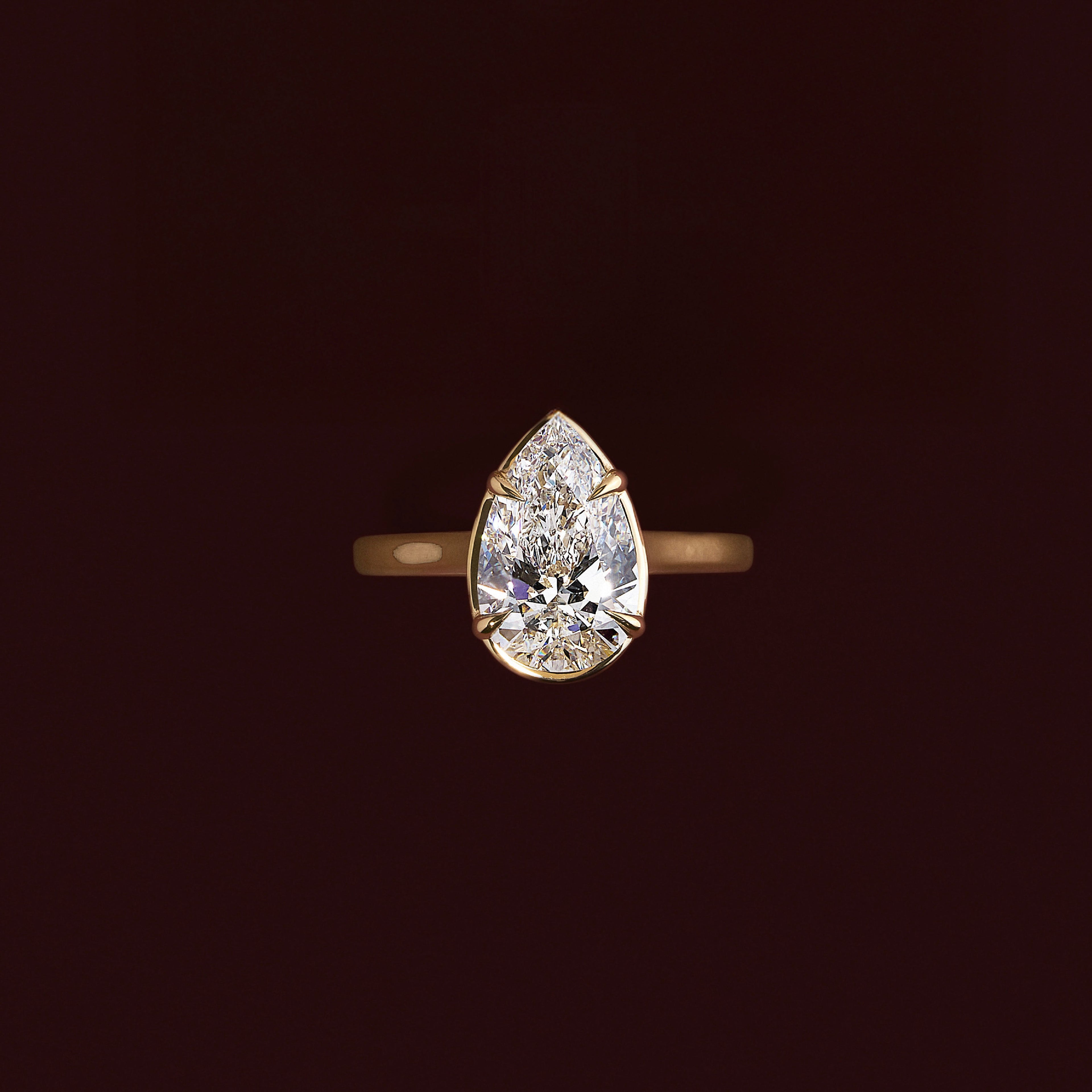 Solitaire-Oval Lab Grown Diamond Engagement Ring