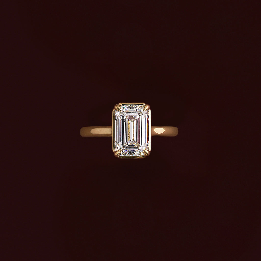 Solitaire-Oval Lab Grown Diamond Engagement Ring