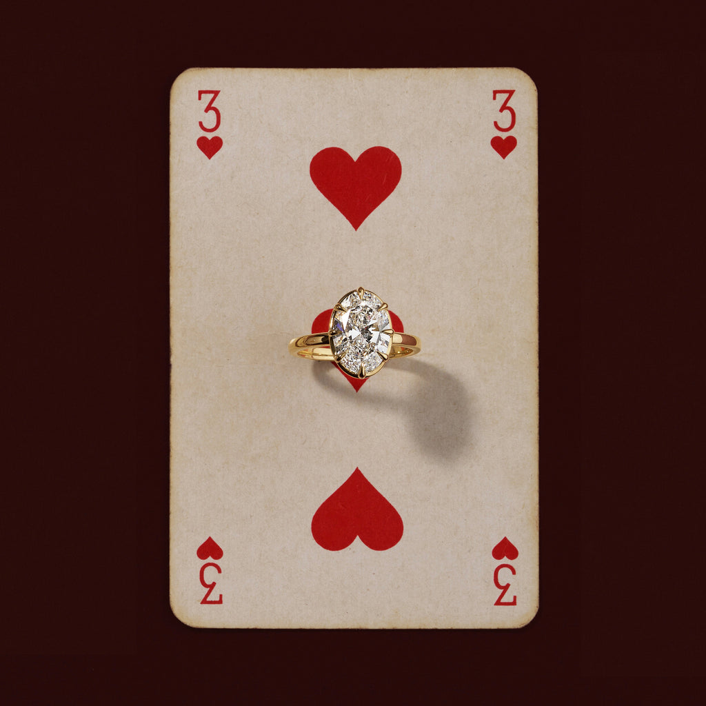 Solitaire-Oval Lab Grown Diamond Engagement Ring