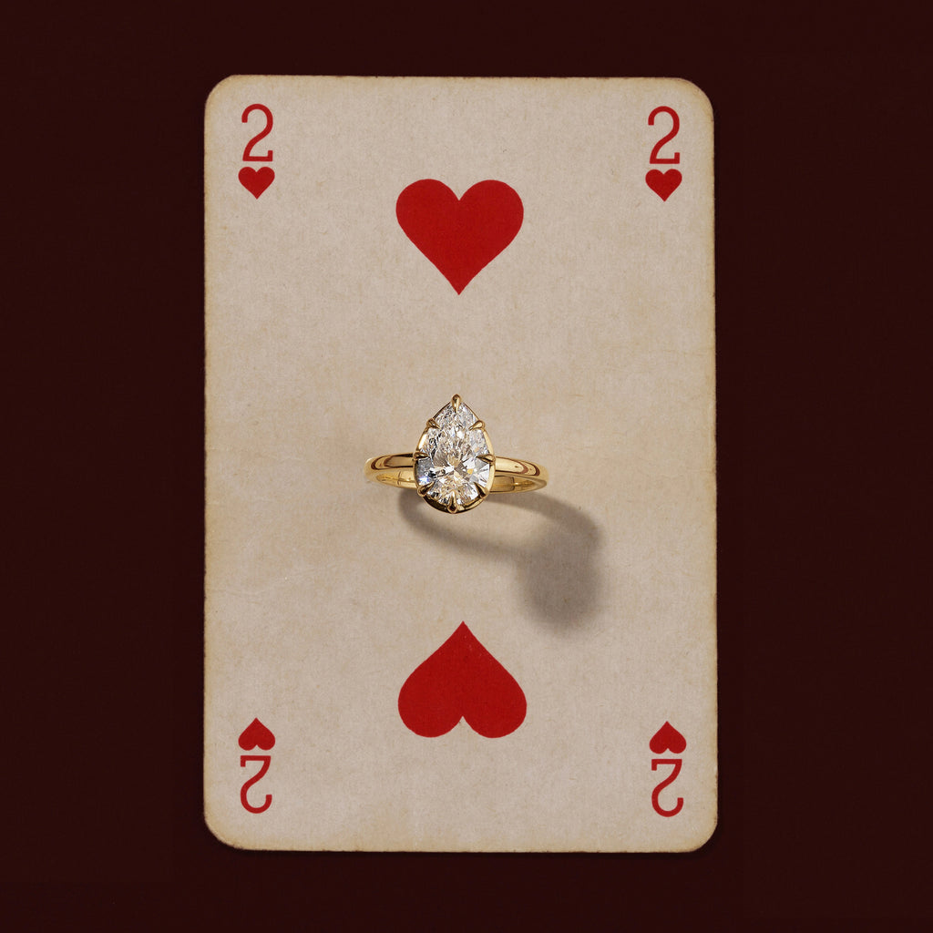 Solitaire- 1.0 CT Oval Moissanite Engagement Ring