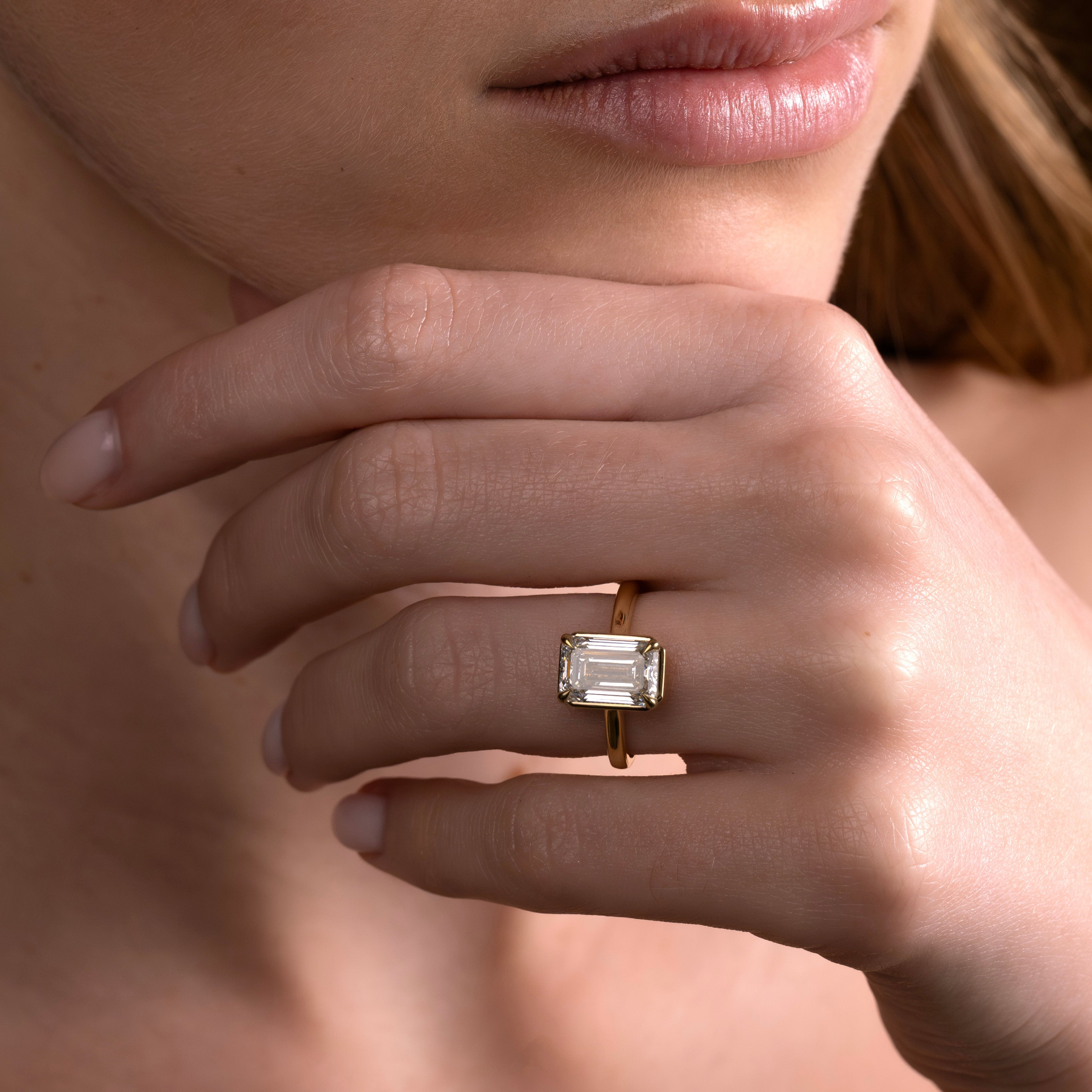 Solitaire-Oval Lab Grown Diamond Engagement Ring