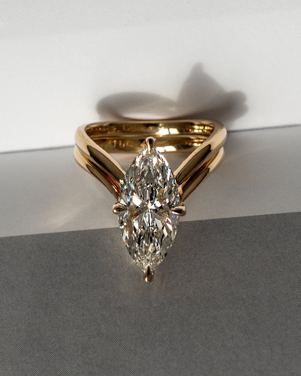 Solitaire Rapture & Pave Band- Oval Lab Grown Diamond Bridal Set
