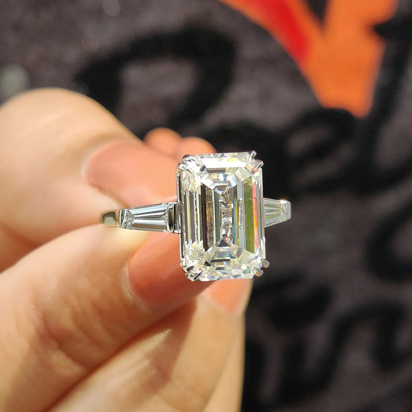 2.0 CT Emerald Three Stone Style Lab Grown Diamond Engagement Ring - IMG 20201013 113029cc