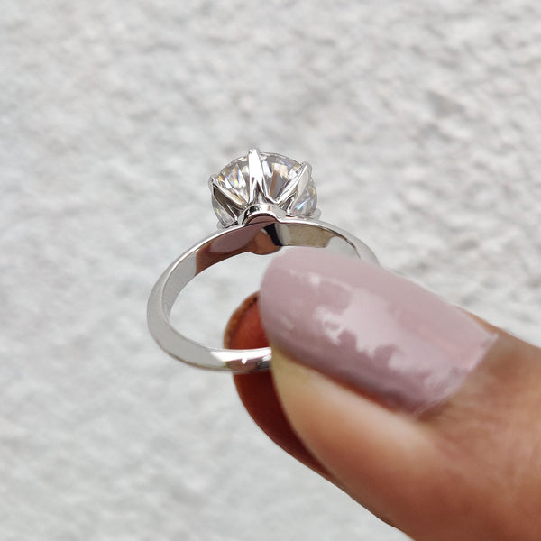 2.0 CT Round Solitaire Style Lab Grown Diamond Engagement Ring - IMG 20201207 103346copy