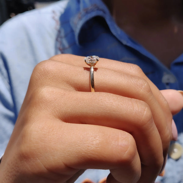 1.0 CT Oval Solitaire Style Lab Grown Diamond Engagement Ring - IMG 20210511 131304cc Copy
