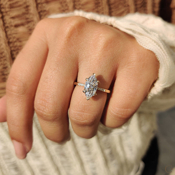1.50 CT Marquise Pave Style Lab Grown Diamond Engagement Ring - IMG 20241128 111740copy
