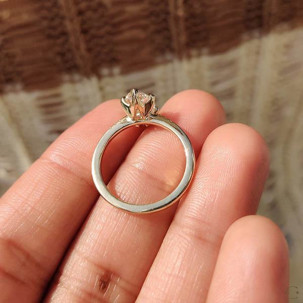 1.50 CT Marquise Pave Style Lab Grown Diamond Engagement Ring - IMG 20241128 112609copy