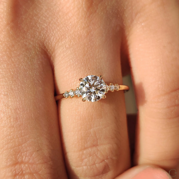 0.80 CT Round Seven Stone Style Lab Grown Diamond Engagement Ring - IMG 20250313 101027