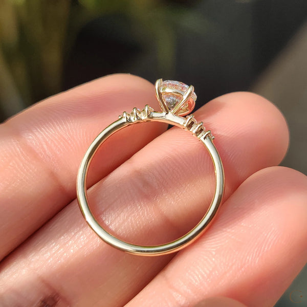 0.80 CT Round Seven Stone Style Lab Grown Diamond Engagement Ring - IMG 20250313 101208