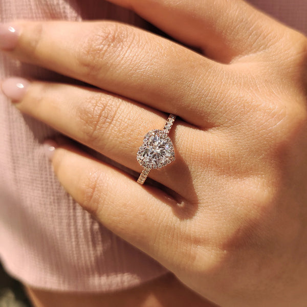 1.0 CT Heart Halo & Pave Style Lab Grown Diamond Engagement Ring - IMG 20250408 102301 5613a953 fa2b 443f aaed 0d45fa7bc56e