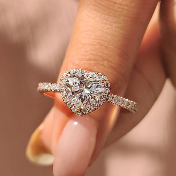 1.0 CT Heart Halo & Pave Style Lab Grown Diamond Engagement Ring - IMG 20250408 102545 2fbe05b2 6af1 49af 8692 ba691b4425e8