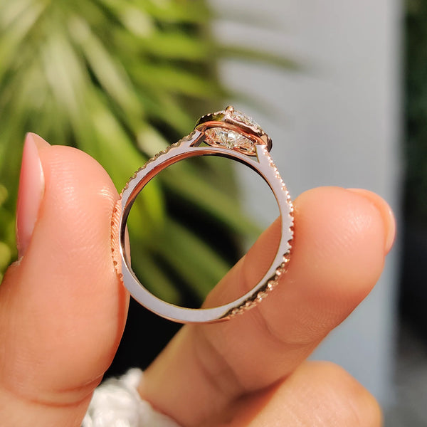 1.0 CT Heart Halo & Pave Style Lab Grown Diamond Engagement Ring - IMG 20250408 102948 d10540d2 94e3 4f4a 93b6 6b64deb771db