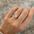 Solitaire-Oval Lab Grown Diamond Engagement Ring