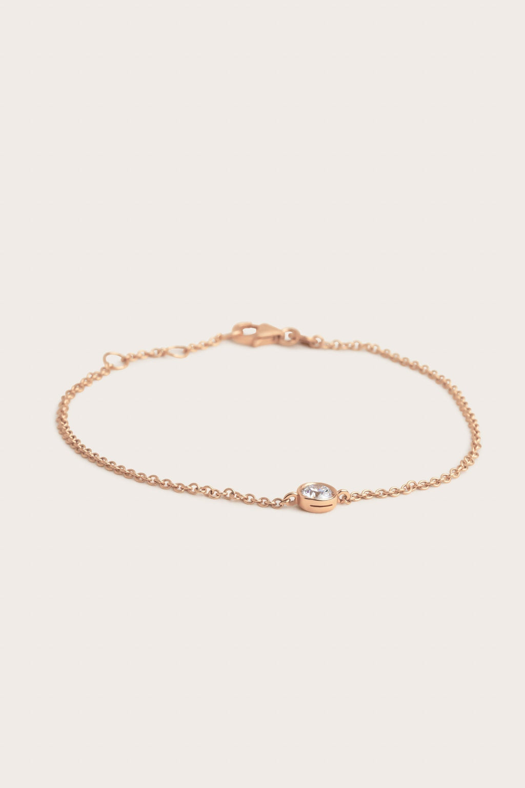 Solitaire Bezel-1.0 CT Oval Lab Grown Diamond Bracelets