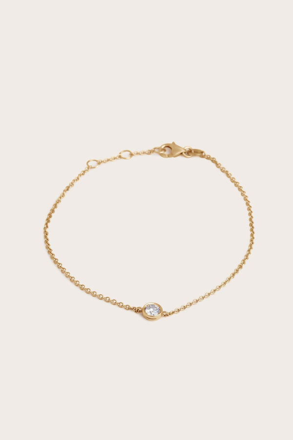 Solitaire Bezel-0.3 CT Round Lab Grown Diamond Bracelets - Solitaire Bezel-1.0 CT Oval Lab Grown Diamond Bracelets