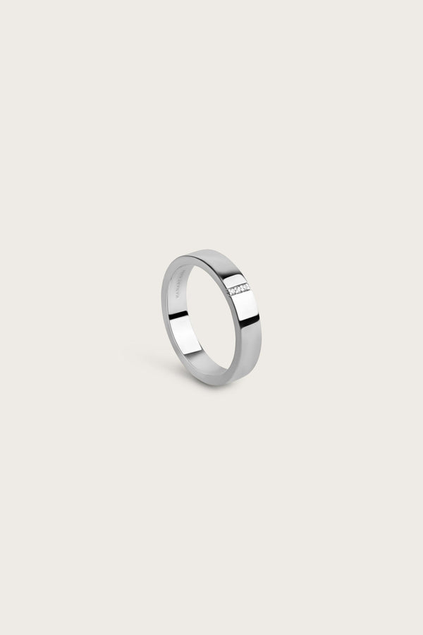 Cigar Flush Set- 0.01 CT Round Lab Grown Diamond Wedding Band - Eternity- 0.50 CT Round Lab Grown Diamond Wedding Band